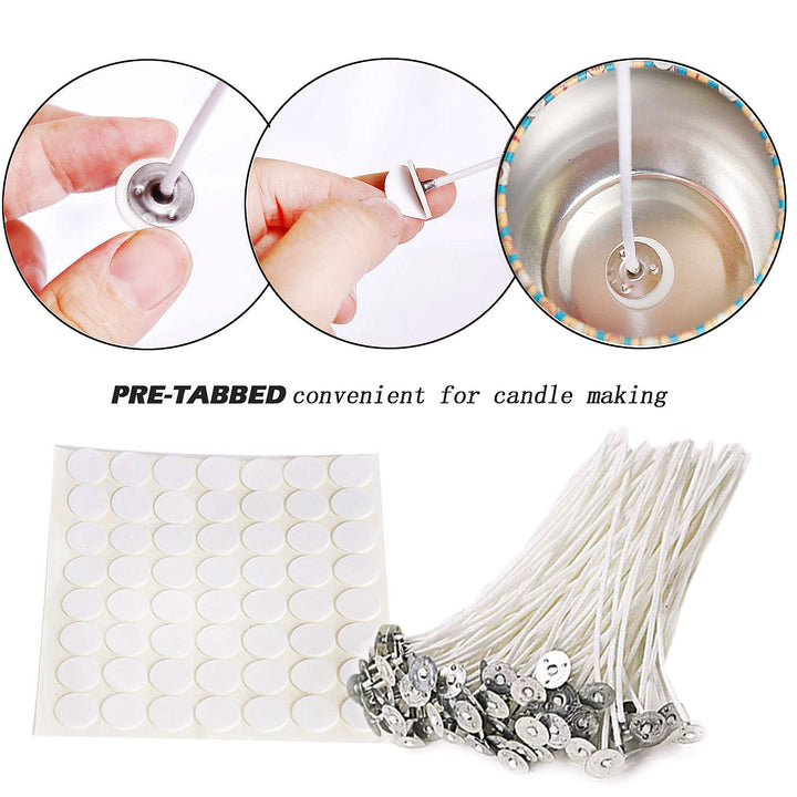 66pcs Beeswax Candle Making Kit Pigment Set