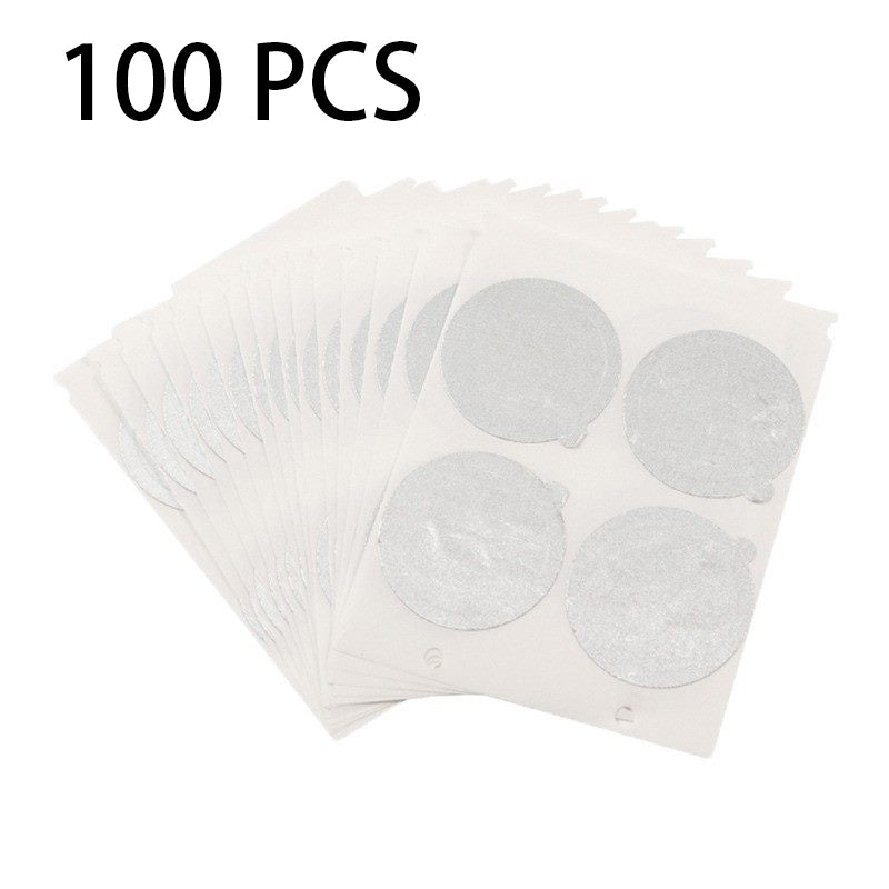 100 Pcs Aluminum Foils Lids for Refillable Nespresso Capsules