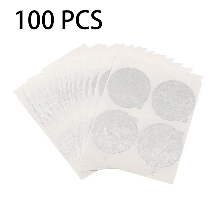 100 Pcs Aluminum Foils Lids for Refillable Nespresso Capsules