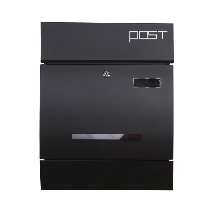 Wall Mounted Vertical Locking Drop Mail Box Arched