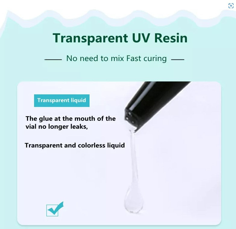 Ultraviolet Fast Curing UV Resin Clear-50G