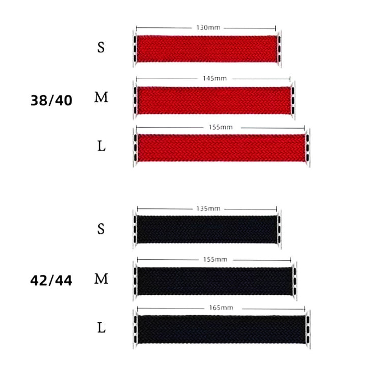Solo Loop Bands Compatible With Apple Watch Band for 38MM 40MM 41MM L-Rainbow