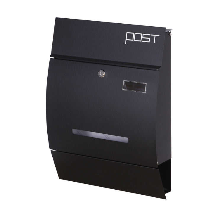 Wall Mounted Vertical Locking Drop Mail Box Arched