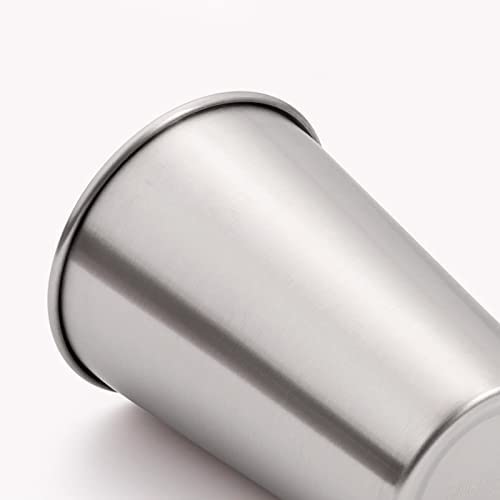 5Pack Stainless Steel Pint Cups Shatterproof Cup