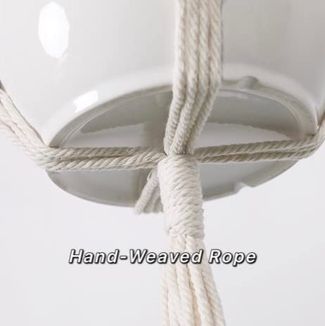 4 Pack Simple Design Indoor Planter Hanging Rope-Type C