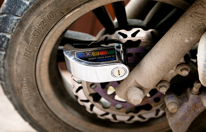 Anti-theft Motorcycle Motorbike Alarm Disc Lock