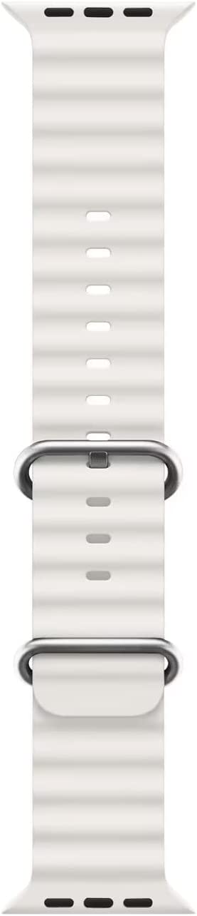 Ocean Band Strap Compatible With Apple Watch 41MM 40MM 38MM-White