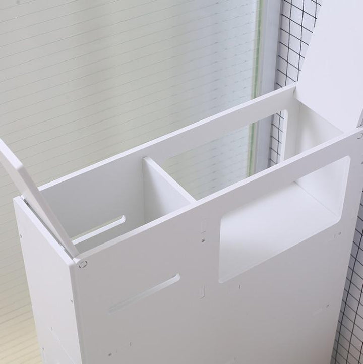 Slide-Out Bathroom Toilet Floor Cabinet