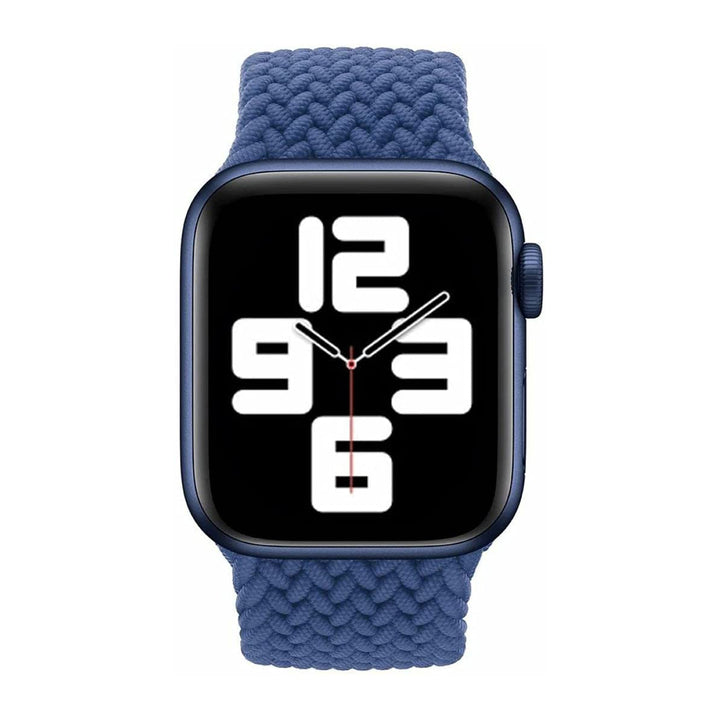 Solo Loop Bands Compatible With Apple Watch Band for 38MM 40MM 41MM M-Blue