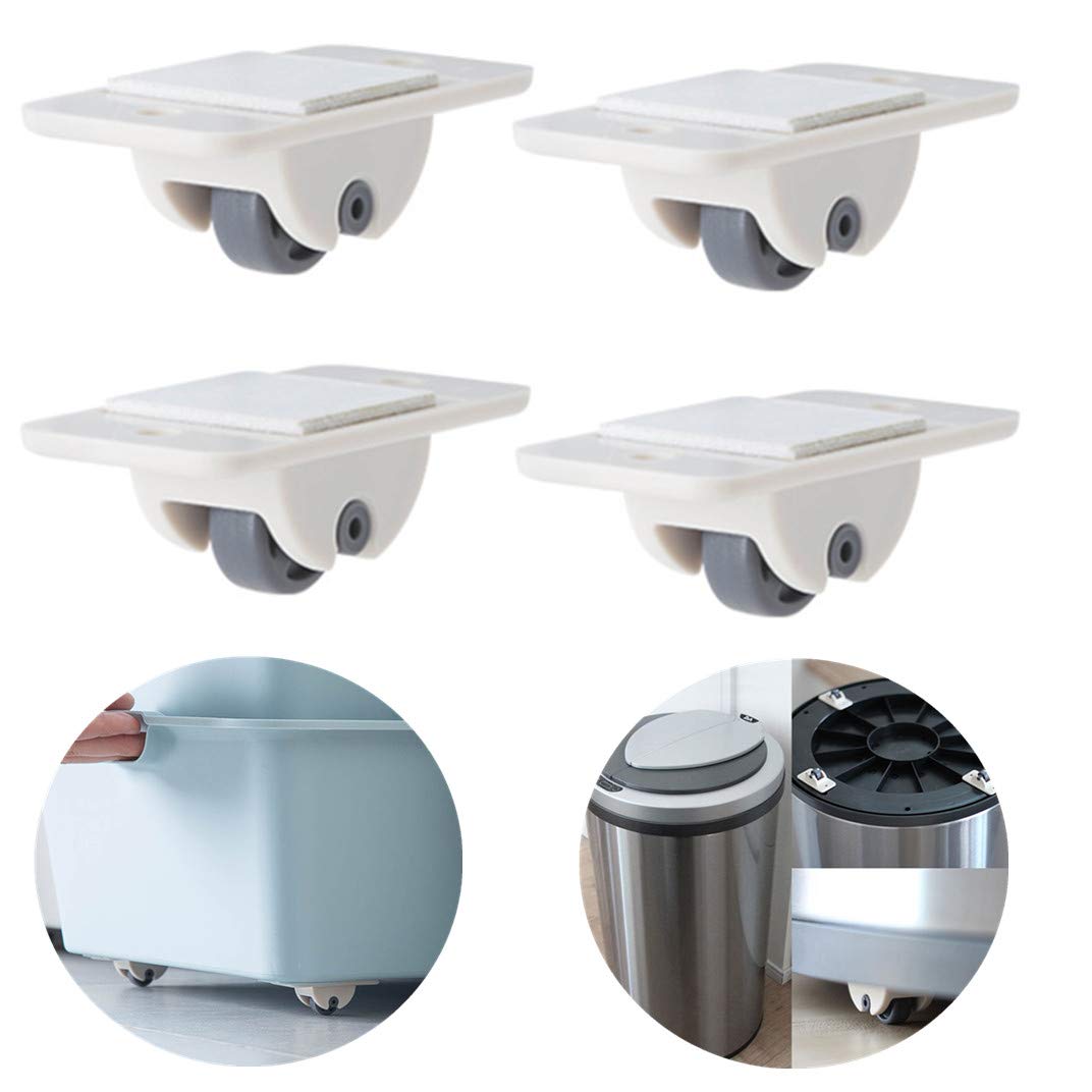 4PCS Furniture Storage Box Castors Wheels