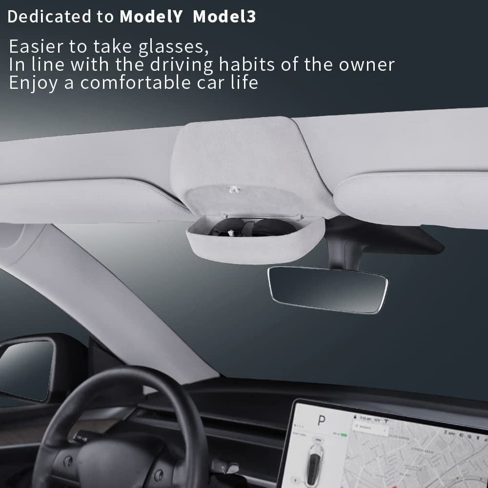 Car Roof Sunglasses Holder for Tesla Model 3