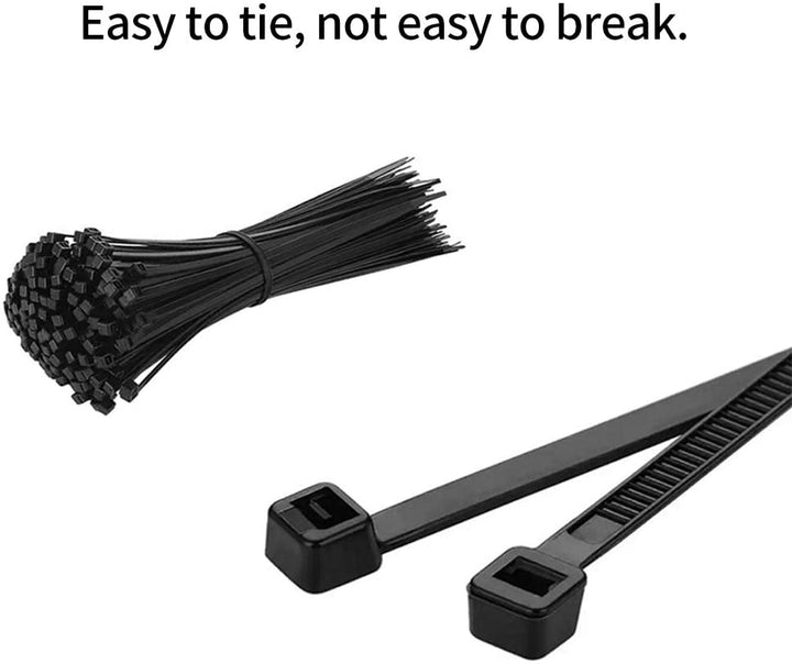 1000 Packs Self-Locking Nylon Cable Ties 3x100MM