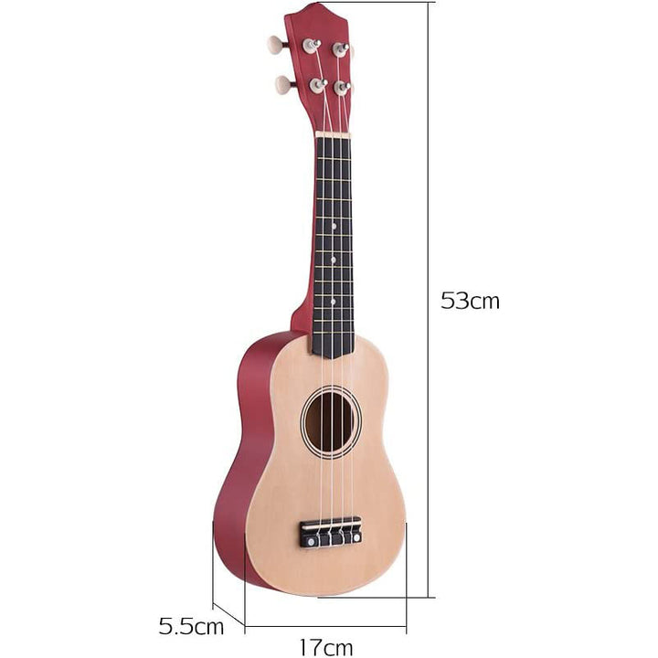 21 inch Ukulele Basswood Acoustic Mini Guitar-Natural