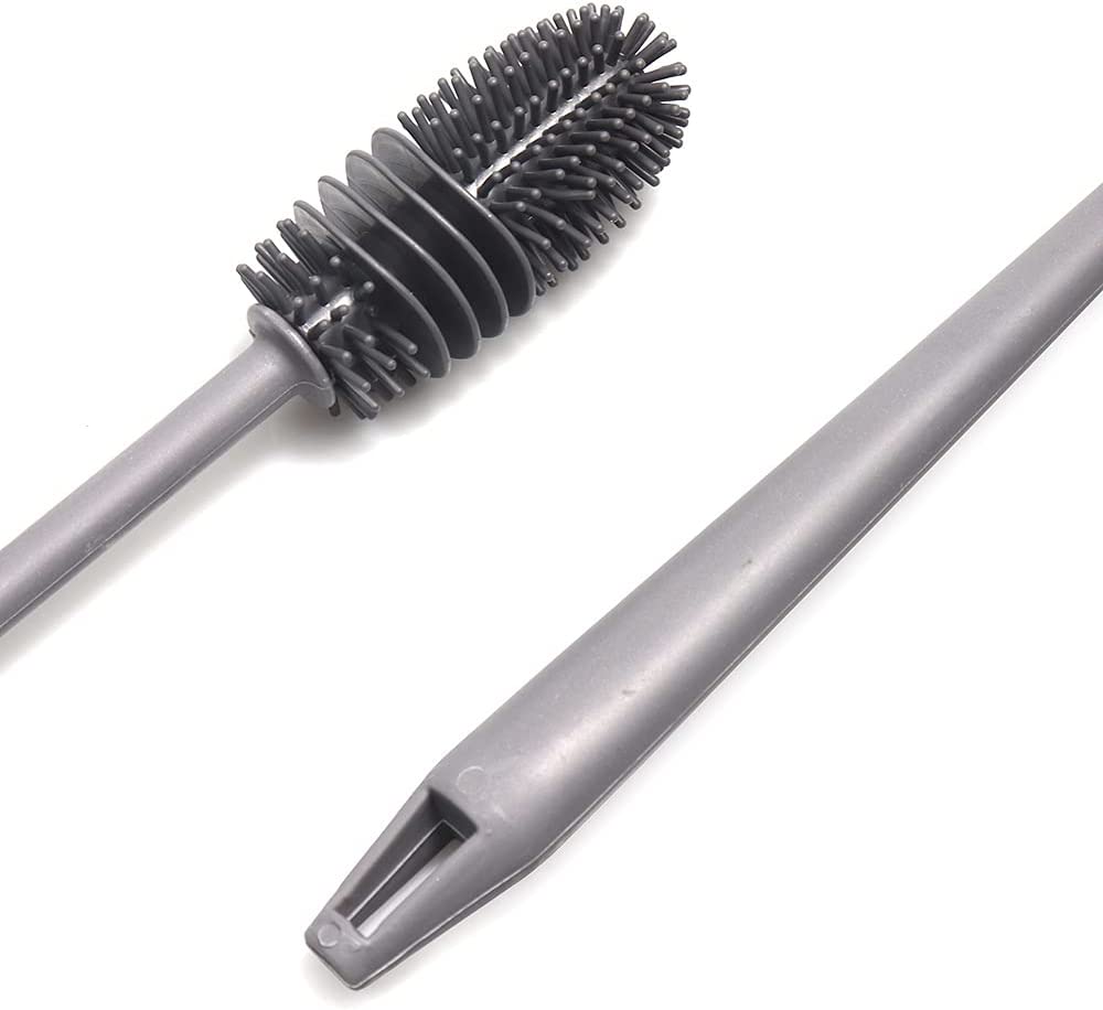 2 Pack Long Handle Silicone Water Bottle Brush Cleaner