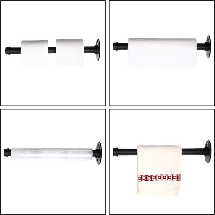 2Pcs Industrial Pipe Clothes Bar-32CM