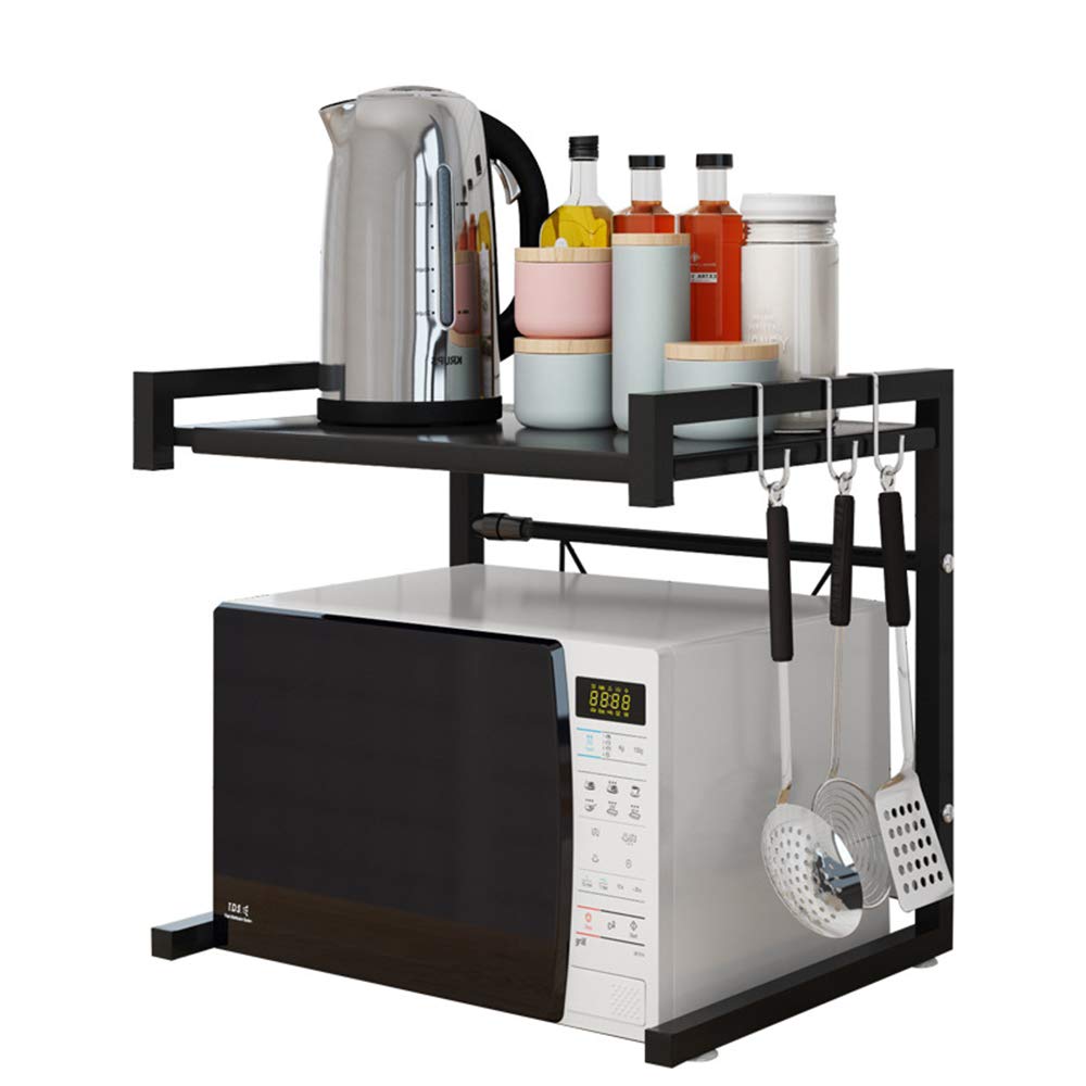 2-Tier Expandable Kitchen Microwave Oven Rack