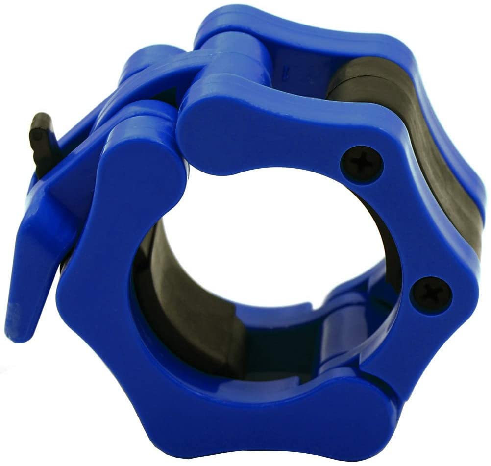 Olympic Barbell Collar Locking Set-Blue