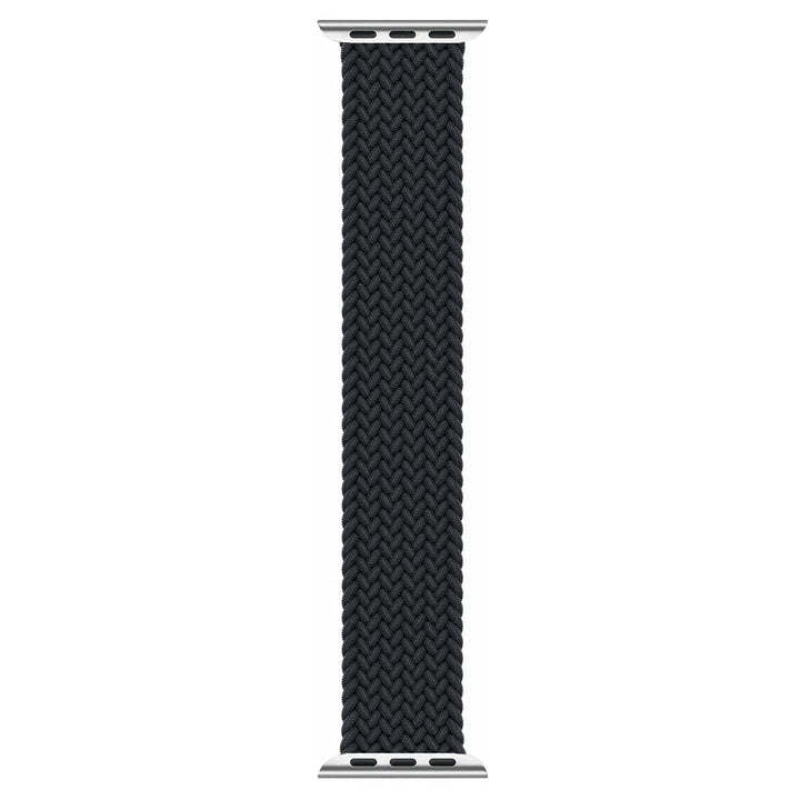 Solo Loop Bands Compatible With Apple Watch Band for 38MM 40MM 41MM M-Black