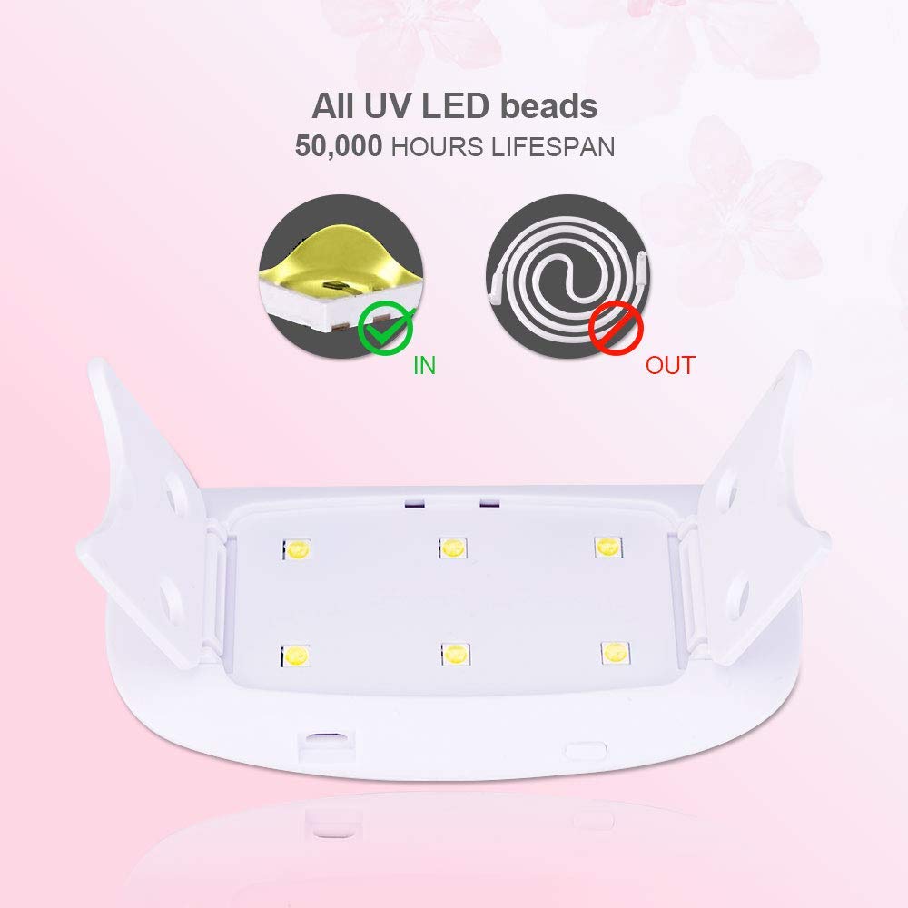 Portable Mini UV LED Nail Polish Lamp