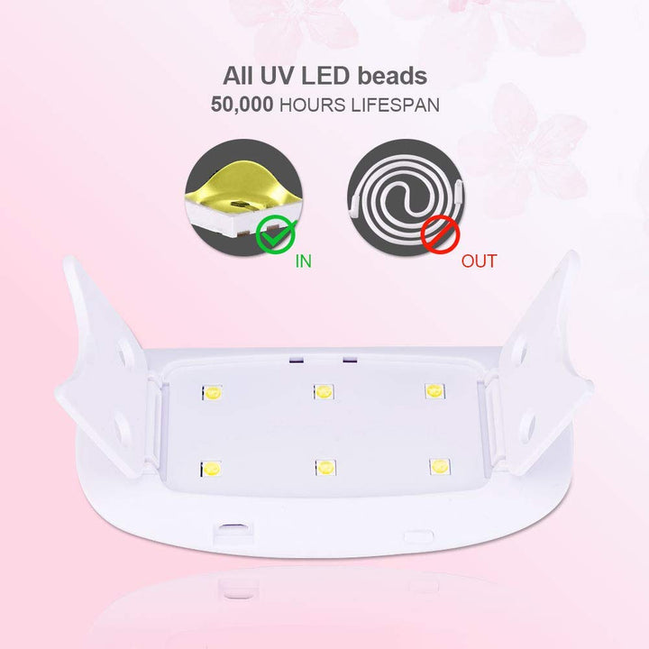 Portable Mini UV LED Nail Polish Lamp