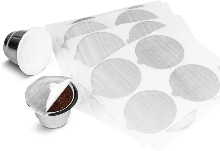 106pcs Stainless Steel Refillable Coffee Capsules Cup for Nespresso