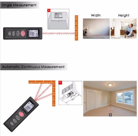 80m Mini Digital Laser Distance Meter