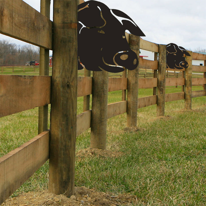 Funny Farm Metal Art Outdoor Decor Pig