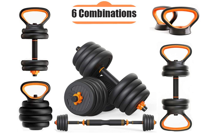 6-in-1 Multifunctional Free Dumbbells Weights Set -30kg