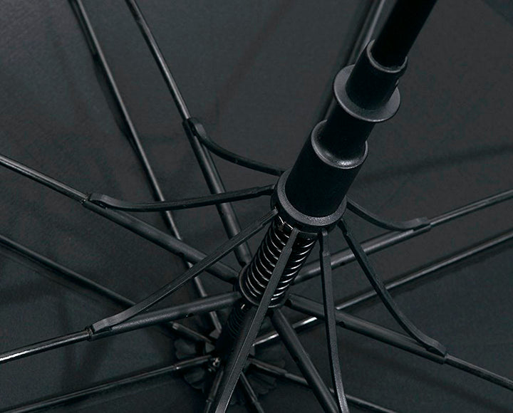 Double Canopy Vent Extra Large Golf Umbrella - Black
