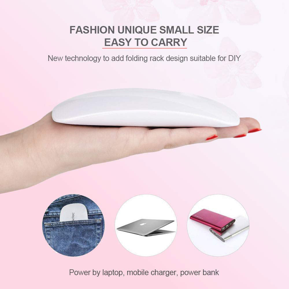 Portable Mini UV LED Nail Polish Lamp