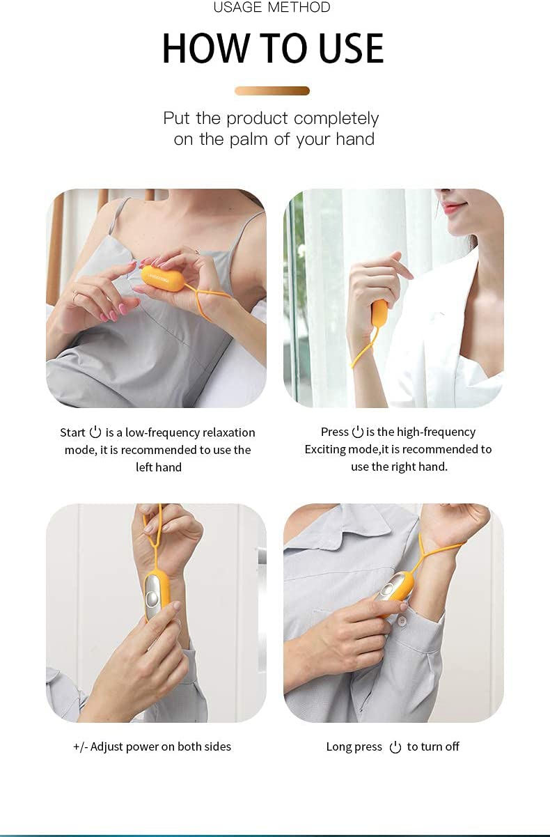 Hand-held Micro-Current Intelligent Sleep Aid Instrument-Gray