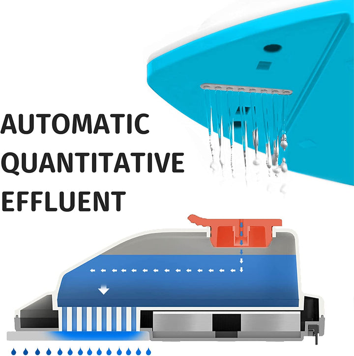 Water-filled Magnetic Double Side Glass Cleaning Brush 3-8mm