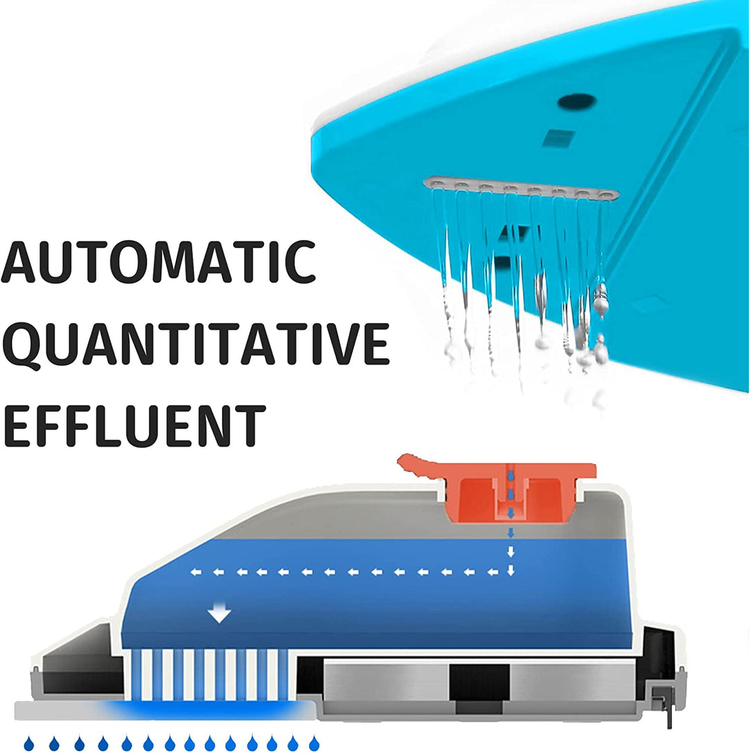 Water-filled Magnetic Double Side Glass Cleaning Brush 15-26mm
