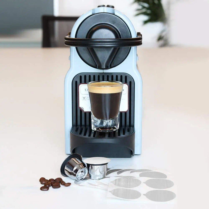 106pcs Stainless Steel Refillable Coffee Capsules Cup for Nespresso