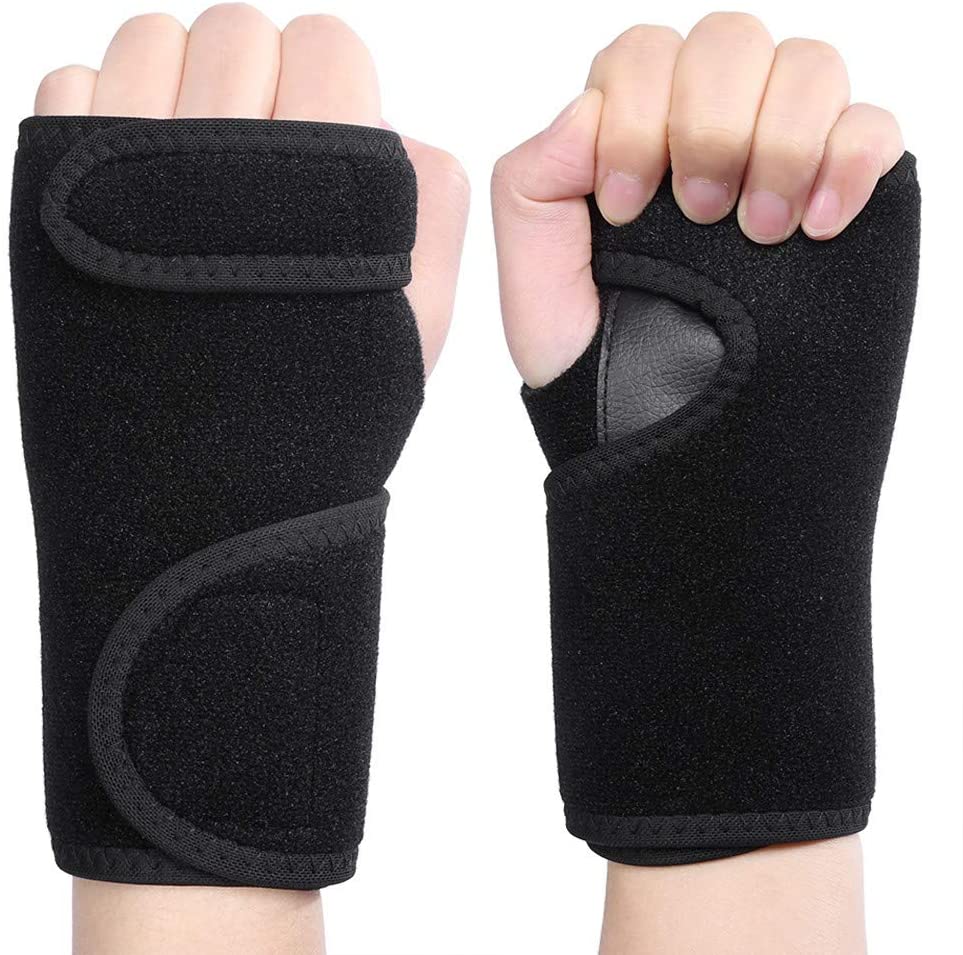 Wrist Splint Support Palm Protector with Metal Panel-Right