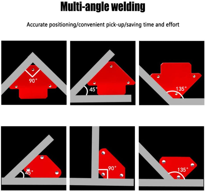 6Pcs Multi-Angle Magnet Welding Holder