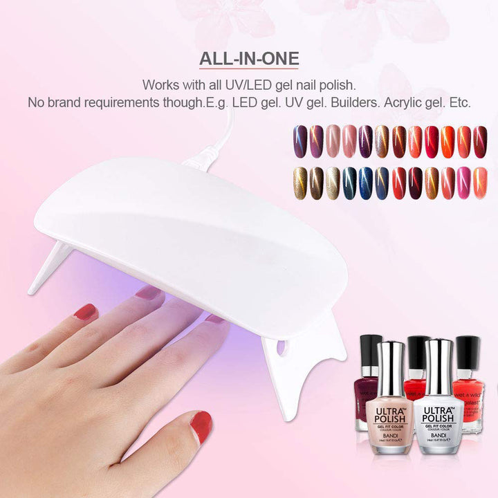 Portable Mini UV LED Nail Polish Lamp
