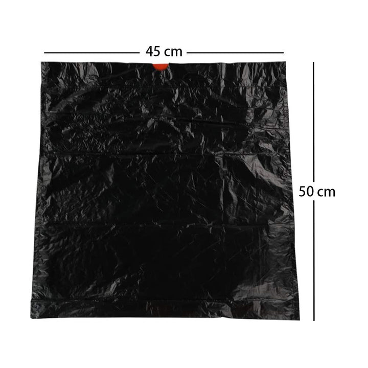 120 Pcs 45 x 50 cm Drawstring Trash Bags-Gray
