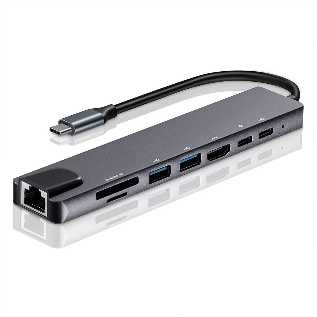 8 in 1 USB C Laptop Docking Station with 4K HDMI