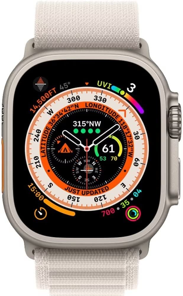 Alpine Band Strap Compatible With Apple Watch 41MM 40MM 38MM-White