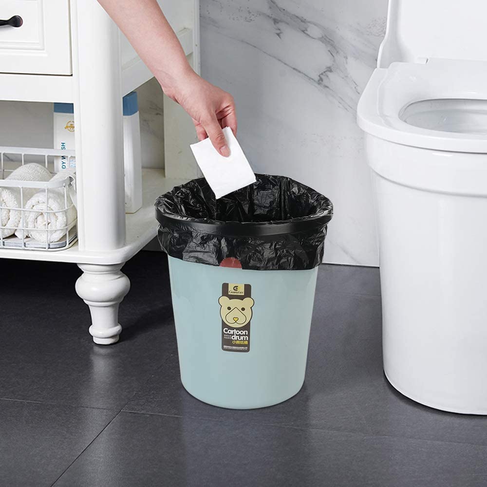 120Pcs 50 x 60 cm Drawstring Trash Bags-Black