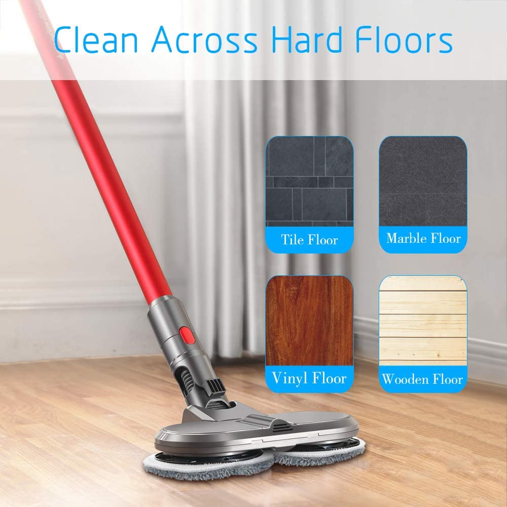 Electric Double Mop Attachment for Dyson V7 V8 V10 V11 V15