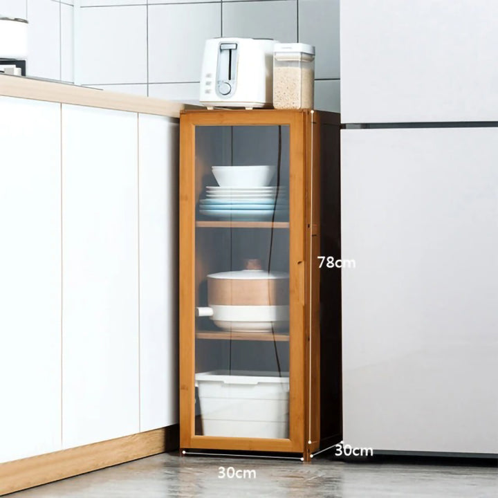 3 Tier Bamboo FreeStanding Multifunctional Cabinet Rack