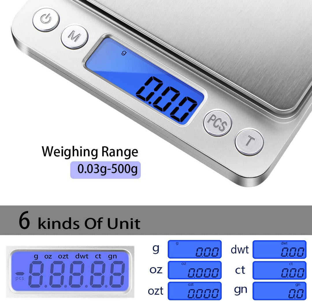 Digital Kitchen Scale for Jewelry, Nutritional Intake