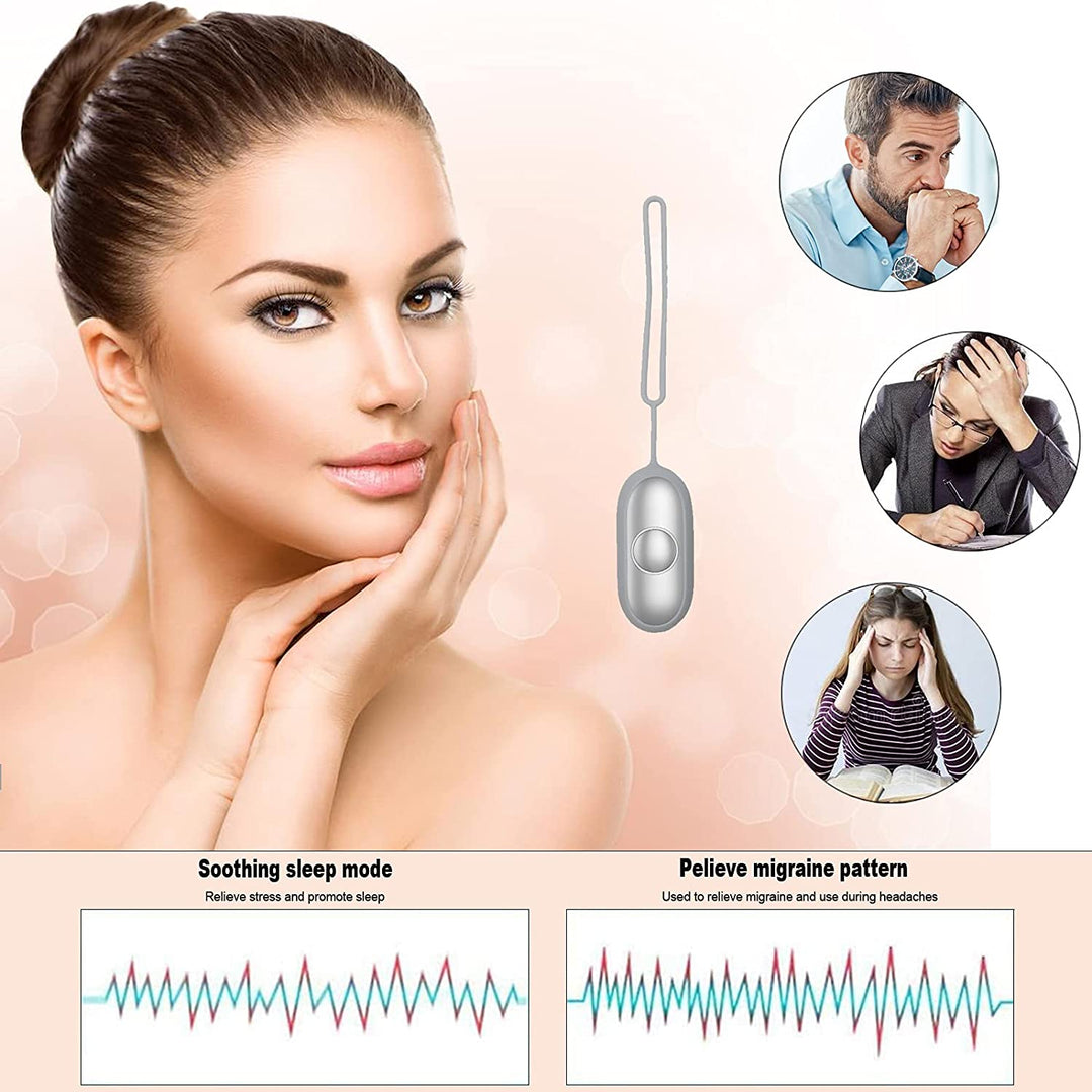 Hand-held Micro-Current Intelligent Sleep Aid Instrument-Gray