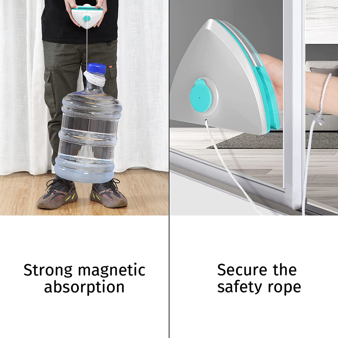 Water-filled Magnetic Double Side Glass Cleaning Brush 15-26mm