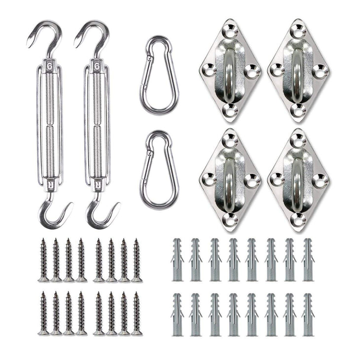 8pcs Sun Shade Sail Hardware Kit