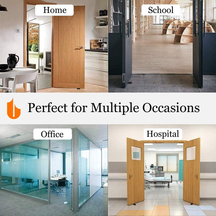 4Pcs Rubber Door Stopper Wedge