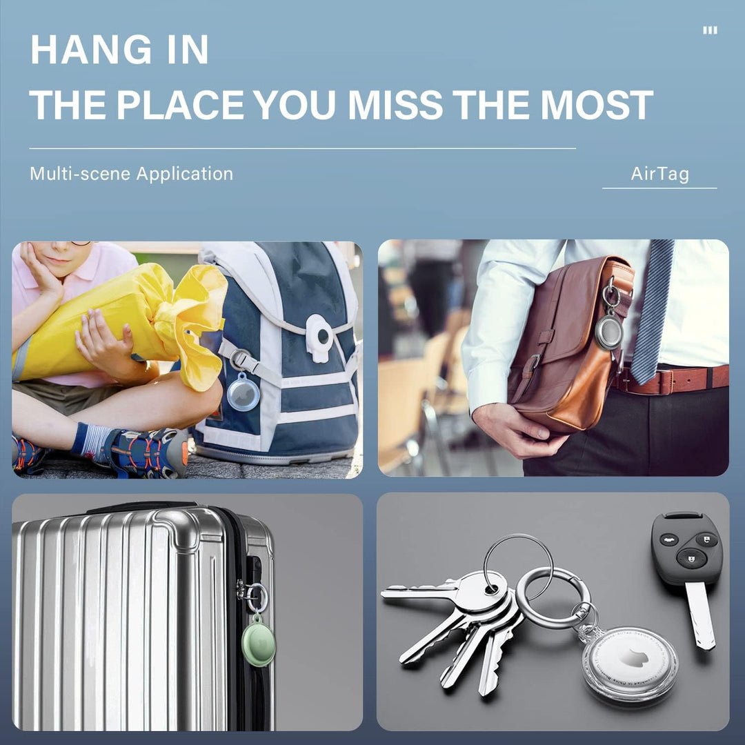 5 Pack Air Tag Holder Compatible with Air Tag