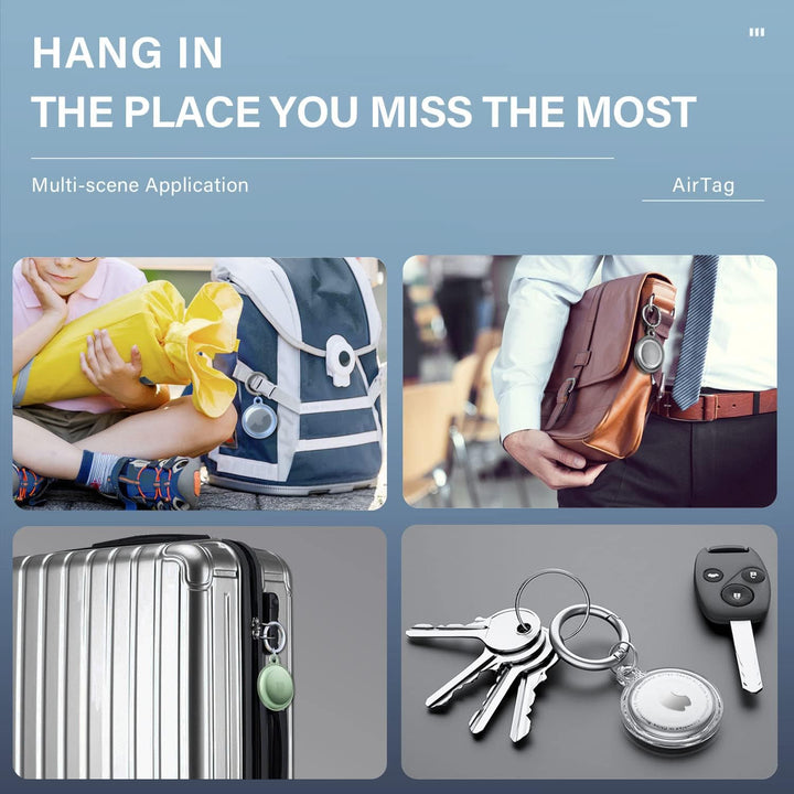 5 Pack Air Tag Holder Compatible with Air Tag